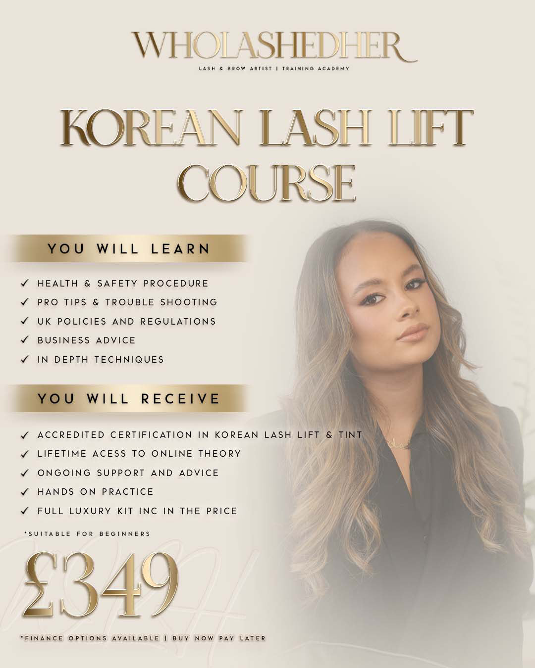KOREAN LASH LIFT & TINT COURSE