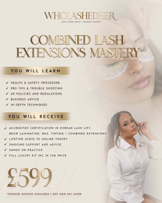 COMBINED LASH EXTENSION MASTERY TRAINING