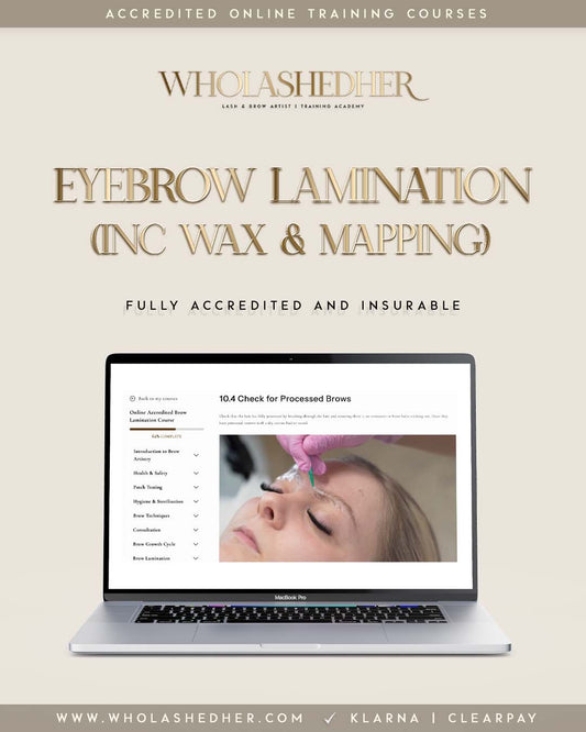 Online Brow Lamination Course
